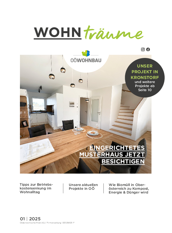 Aktuelle Ausgabe der Wohnträume